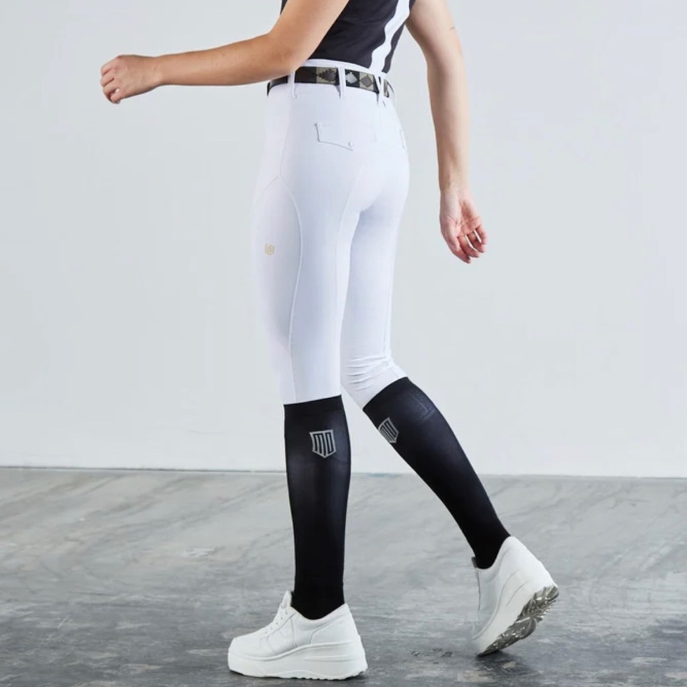 Maya Delorez White Performance Breeches